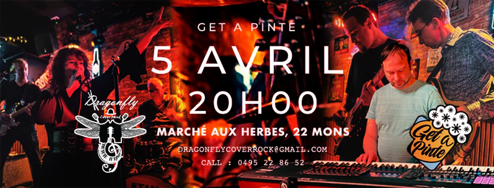 banner concert dragonfly get a pinte